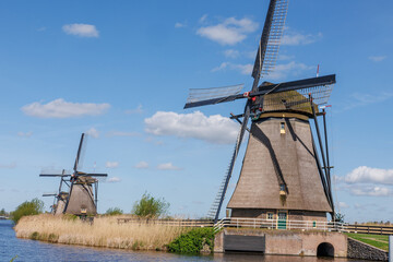 Fototapeta premium Die Windmühlen von Kinderdijk