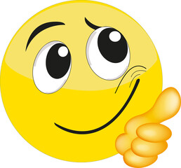 Expression de visage sur émoticône	