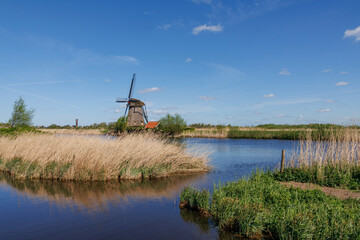 Die Windmühlen von Kinderdijk