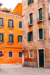 Fototapeta premium Street view from Venice, Italy