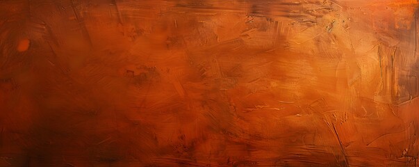 Vibrant Orange Textured Background with Soft Paint Strokes