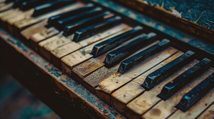 Music instrument as a symbol picture for making music