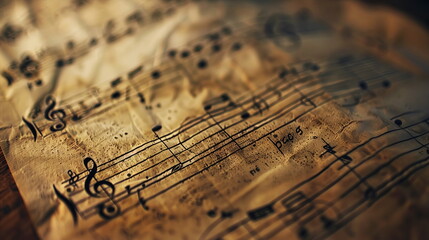 Music instrument as a symbol picture for making music