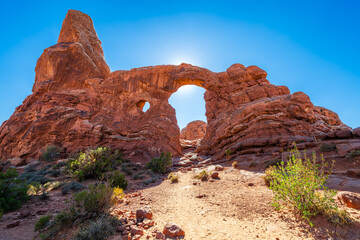 The Turret Arch in the Arches National park near Moab, Utah USA. © Ondrej Bucek