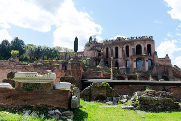 Exploring the Palatine Hill Ruins in Rome, Italy
