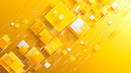 abstract yellow square background