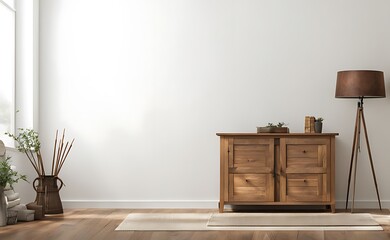  Farmhouse  country home interior design of modern living room. 