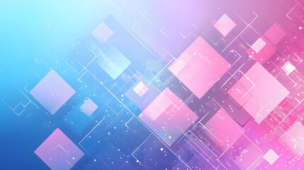 abstract pink and blue square background