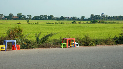 roadside picnic area at siem reap