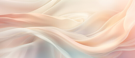 Fototapeta premium Elegant Soft Satin Fabric Close-up