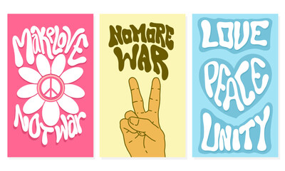 No more war and peace design, bundling, for social media template