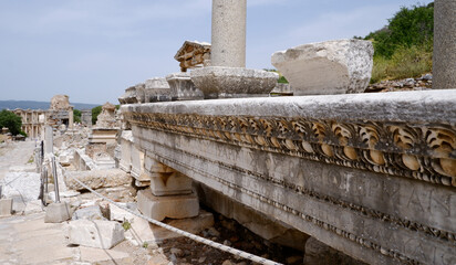 Fototapeta premium Ephesus Antique City, İzmir-Selçuk Turkey-Türkiye