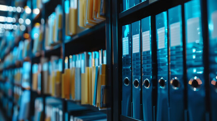 Obraz premium Organize and secure files digitally on computer screen.