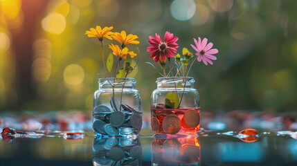 Symbol picture for profit and making money