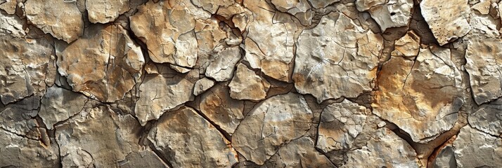 Beige brown natural stone texture background banner panorama 