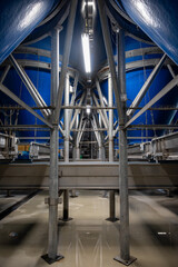 Fresh vegetables processing equipment after harvesting, storage, sorting, washing, cutting, packing, agriculture in Netherlands