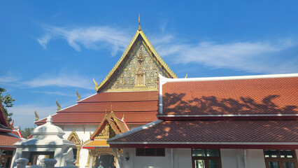 house at the river shore of chao praya river in bangkok, thailand