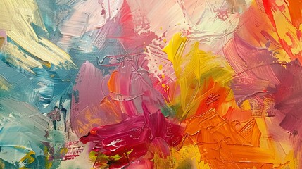 Brushes and Bliss: The Expressive Artist Finds Joy on Canvas