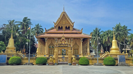temple in battambang in cambodia