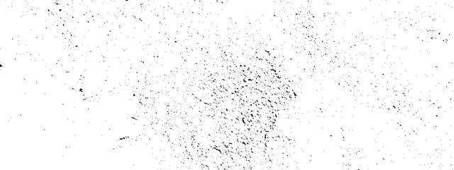 Black and white dirty cracked Dust overlay distress grungy effect paint. Black and white grunge seamless texture. Dust and scratches grain texture on white and black background.