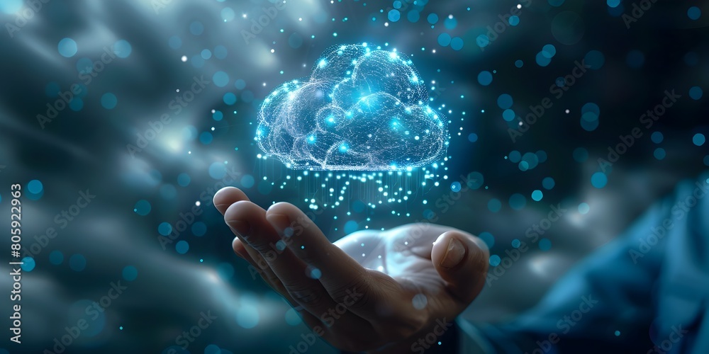 Poster integrating and machine learning into cloud environments for transformative digital solutions