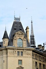 Paris, France 03.23.2017: old architecture in Paris