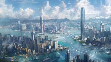 Gateway to a Thousand Worlds: The Majesty of Hong Kong's Skyline