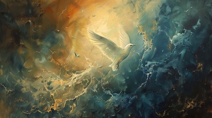 Gliding Grace: The Wings of the Sky
