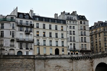 Paris, France 03.23.2017: old architecture in Paris