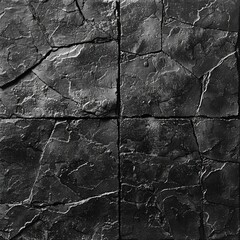 Black Square. Stone Texture Concrete Background in Anthracite Color