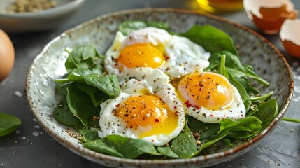 salad with eggs and cheese