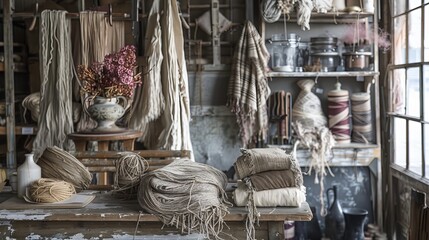 Rough Linen: The Rustic Charm of Woven Threads