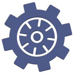 3d engineer sign with png format, 3-dimension engineering symbol, engineering sign, cogwheel sign in the industry