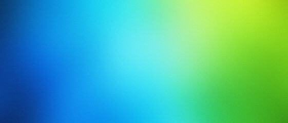 Fototapeta premium blue and green gradient abstract background with noise texture