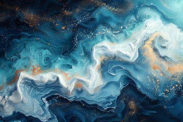 abstract background in colors and patterns for World Oceans Day