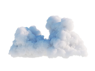 3d render of realistic cloud