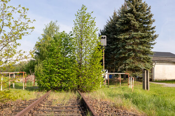 Symbolbild: Stillgelegte Bahnstrecken in Ostdeutschland, viele Nebenstrecken sind seit der...