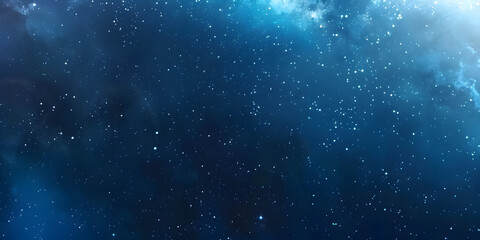 Obraz premium Gradient background from celestial blue to deep night sky, sprinkled with starry noise, perfect for space-themed products or cosmic events 