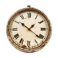 Classic Clock, Timeless Elegance, Isolated on Transparent Background