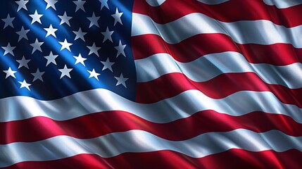 Waving American flag background