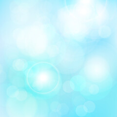 Blurred hello summer background with bokeh effect 