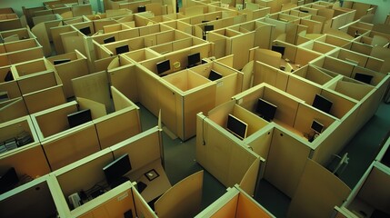 The Cubicle Maze: A Labyrinth of Desks and Deadlines