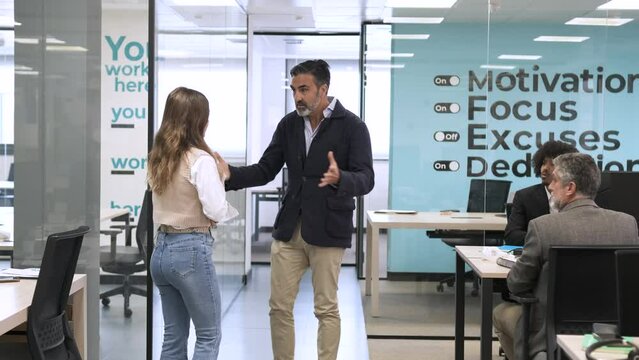 Manager fires female employee from creative office