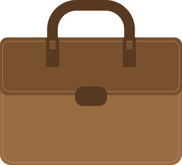 Briefcase Business Work Bag Document Concept Illustration Graphic Element Art Card