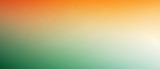 Orange white green color sgrainy gradient background.