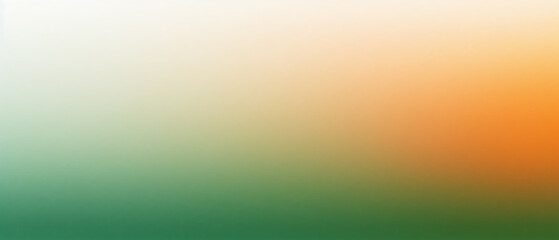 Obraz premium Orange white green color sgrainy gradient background.
