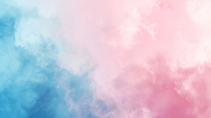 Fototapeta premium A soft gradient blur of powder blue and baby pink, creating a dreamy and soothing atmosphere