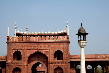 Delhi, India: Jama Masjid. It`s the largest mosque in India and one of the largest in the Islamic...