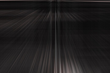 Abstract dark background with speed blurred lines. Illustration with perspective texture