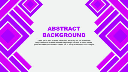 Abstract Background Design Template. Abstract Banner Wallpaper Vector Illustration. Purple